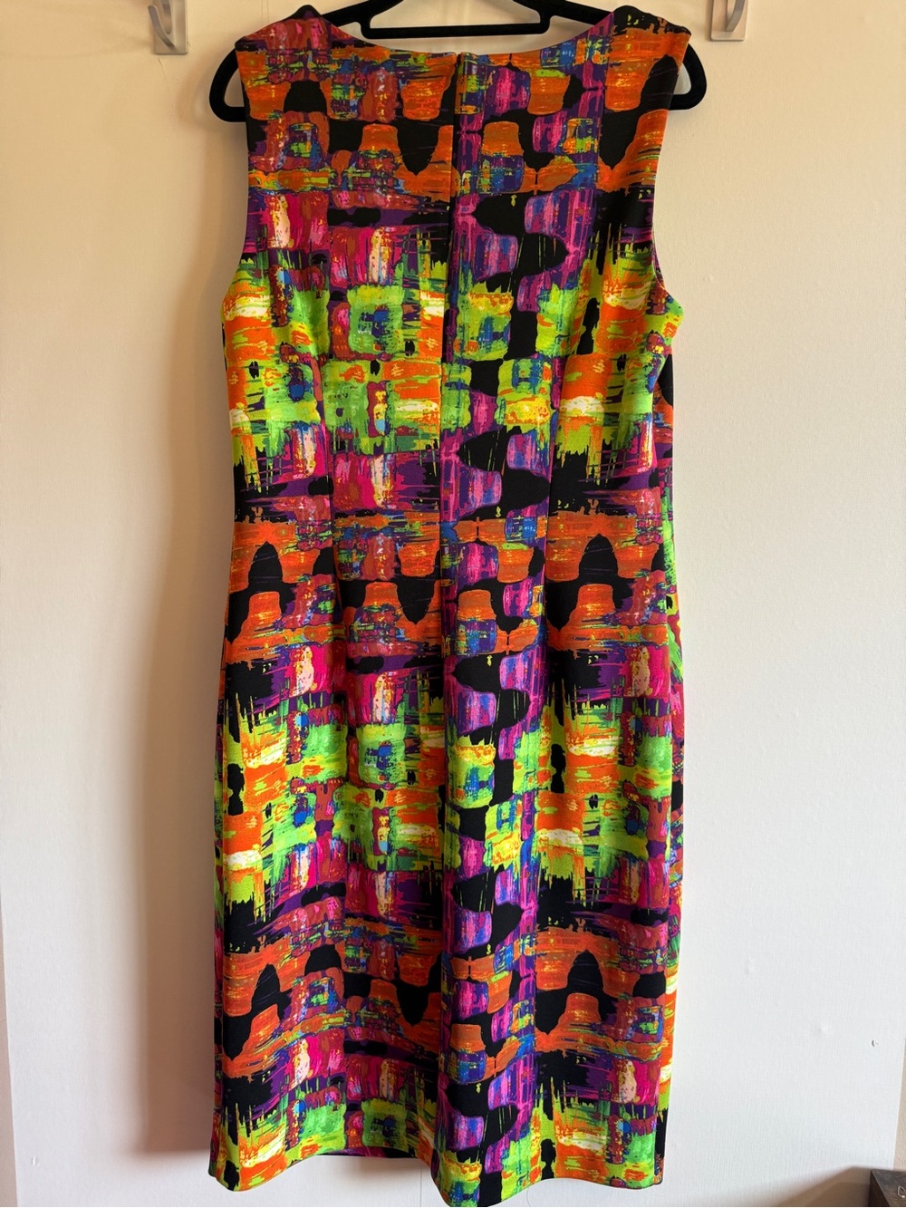 Joseph Ribkoff Abstract Print Sleeveless Midi Dress Multicolor Size 12 Canada - Picture 2 of 6